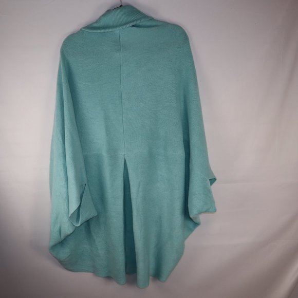 Layers by Lizden Marvelush Turquoise Knit Cocoon Hem Cardigan Women's Size XL/1X - Picture 6 of 12